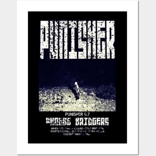 punisher vintage black fanart 3 Posters and Art